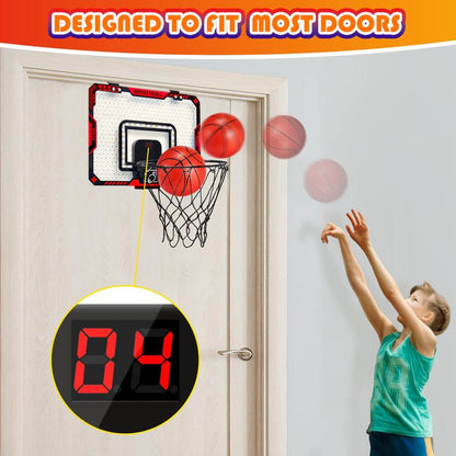 Basketball Hoop Set , Electronic Scoring & Lights Toy