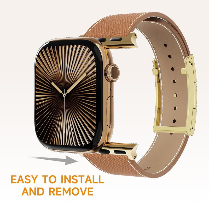 Crazygrass Women'S Fashion Watch Band Leather Watch Band Compatible with Smartwatch Series 1-10 (38-49Mm) Smartwatch Accessories Smart Watch Strap Wrist Straps [WATCH NOT INCLUDED] Stylish Wearable Accessory