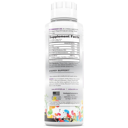 Cutler Nutrition Liquid Carnitine 3000 for Energy and Recovery Support Dietary Fitness Supplement Edible Healthcare Vitamin