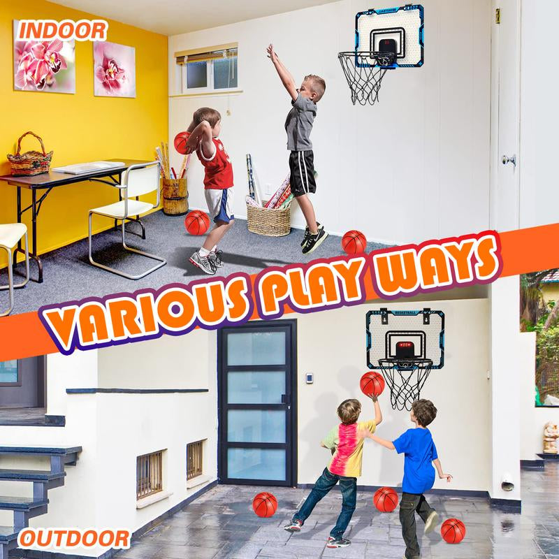 Basketball Hoop Set , Electronic Scoring & Lights Toy